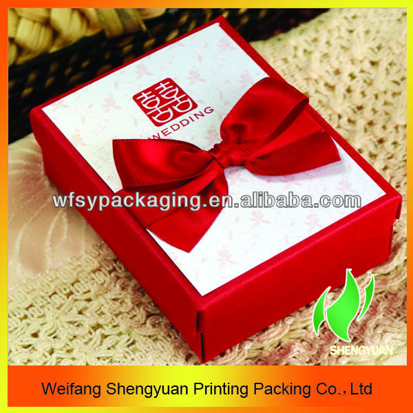 2014 hot sale paper panking gift box design