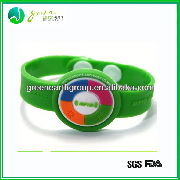 promotional gifts ntag203 waterproorf silicone rfid wristband