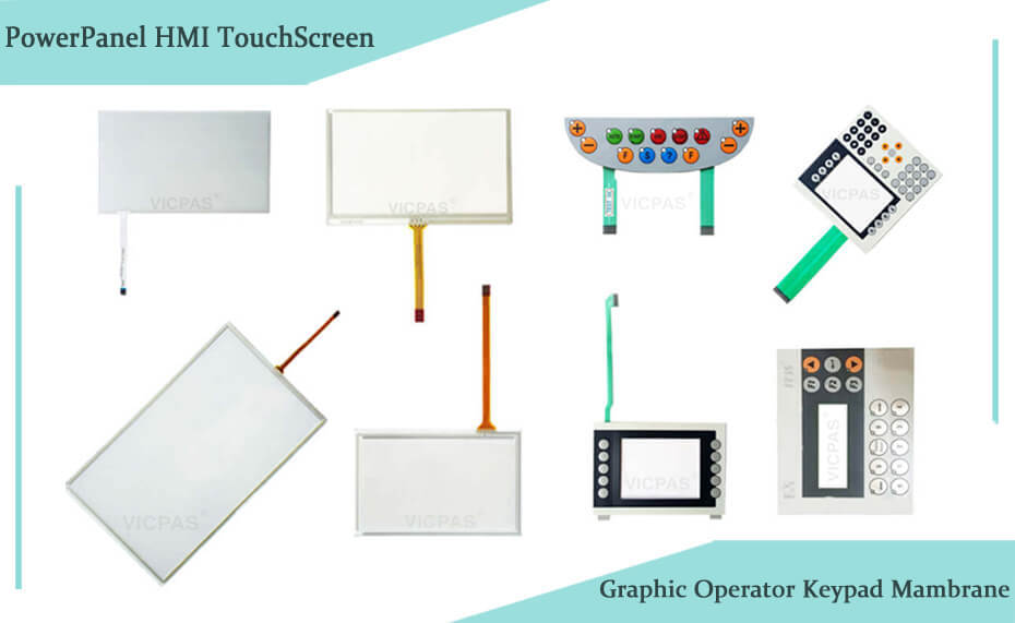 Touchscreen panel for B&R PowerPanel HMI repair and Graphic operator keypad memmbrane replacement www.vicpas.com