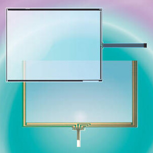 dmc resistive touch screen glass reapir for AST ATP series