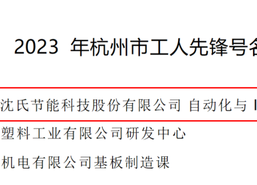 可惜我文笔平平,写不尽沈氏节能成就“金银”