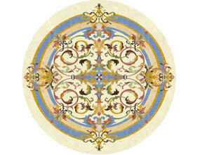 Patrón de diseño de piso de mármol