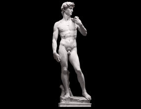 Estatua italiana de David Stone