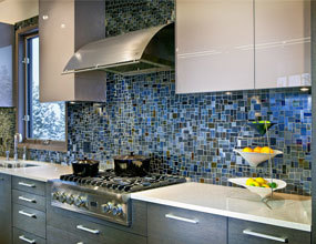 Azulejo de mármol de piedra Azulejo de mosaico de vidrio azul Azulejos Azulejos de la pared de la cocina Azulejos del subterráneo Azulejos de la ducha del cuarto de baño