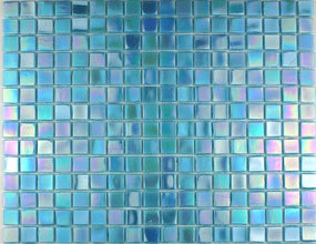 Láminas de mosaico de vidrio Ducha de azulejos