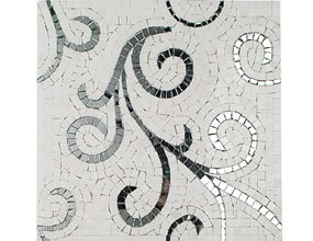 Mezcle el mosaico de mármol del patrón del color