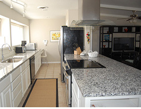 Blanco Taupe China Granite Contemporary kitchen Countertop