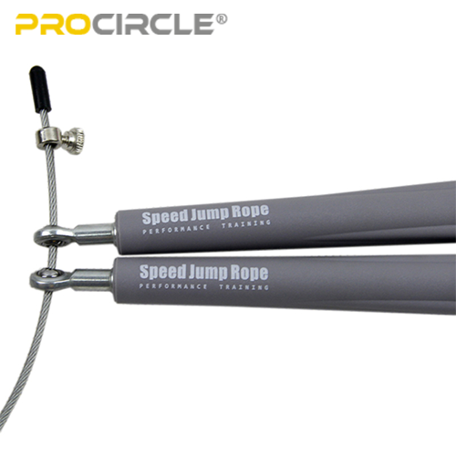 details of grey jump rope