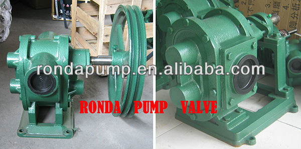 V-blet gear pump for oil application