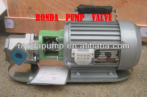 Portable oil pump made of CI and SS