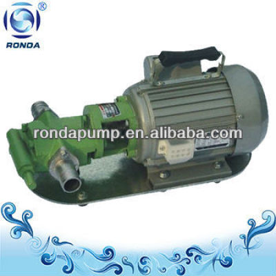 Portable gear pump made of CI SS in 1 or 3 phase