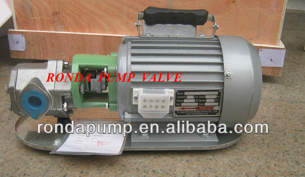 Portable gear oil pump made of CI SS in 1 or 3 phase