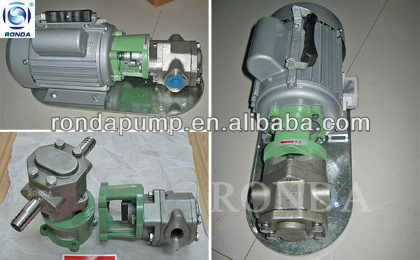 Stainless steel protable gear oil pump