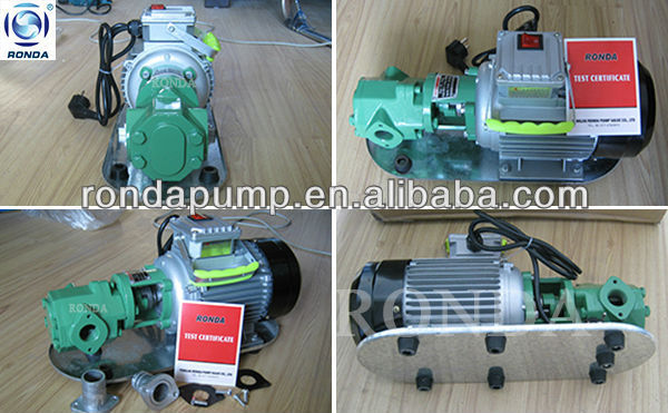 WCB lubrication oil transfer gear pump