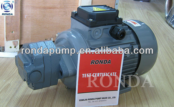 BBG gear type lube oil transfer pump