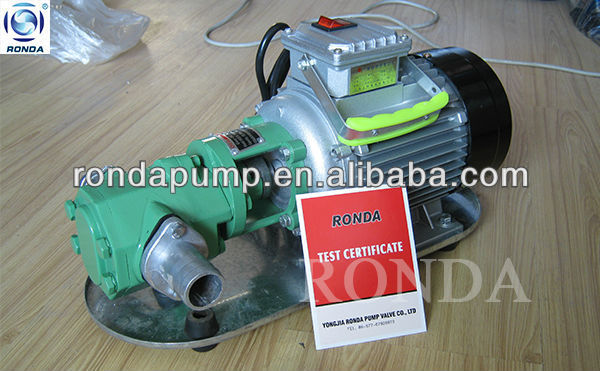 WCB Portable rotary gear oil pump