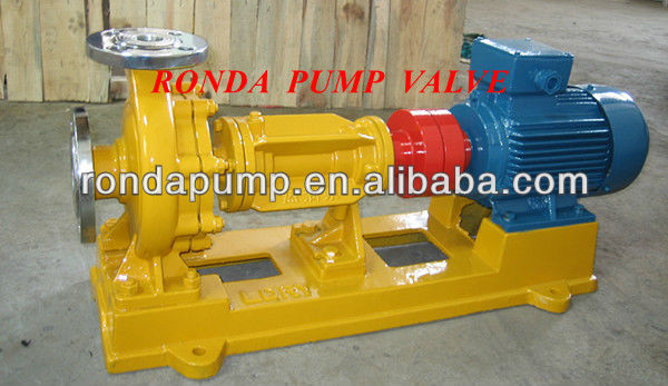 Single stage centrifugal thermal oil pump