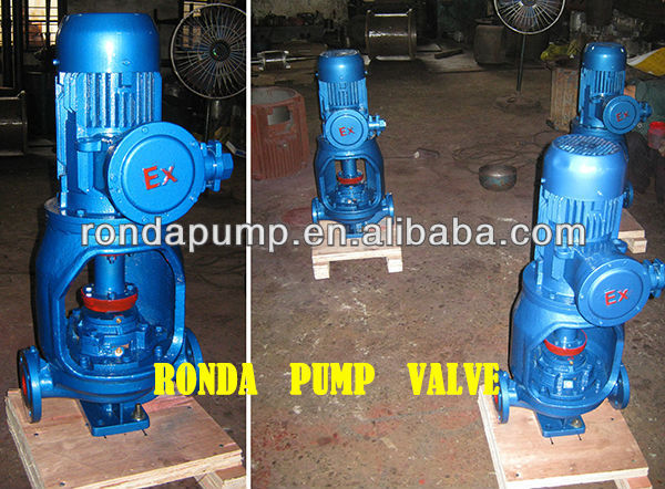Centrifugal vertical thermal oil pump