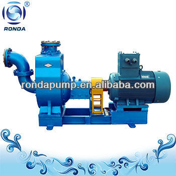 Self priming oil pump