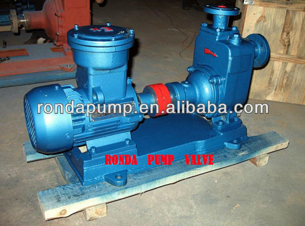 Self priming oil pump