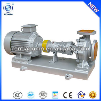 Single stage end suction thermal oil pump