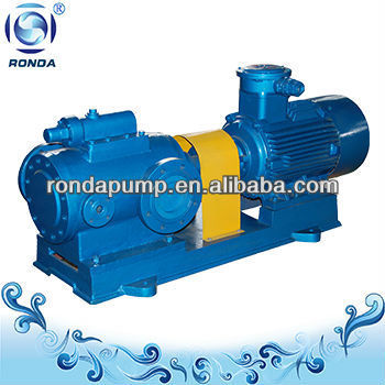 Three screw heated jacket bitumen pump