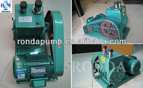 2X oil sealed rotary vacuum air pump