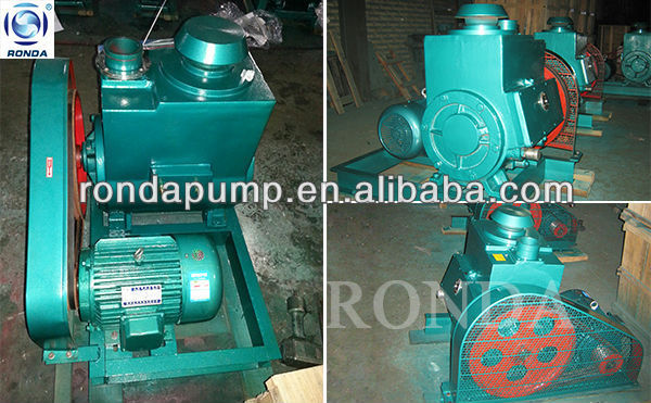 2X double stage oil rotary vacuum pump