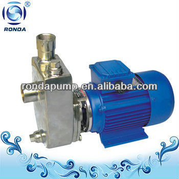 Stainless steel self priming monoblock pump