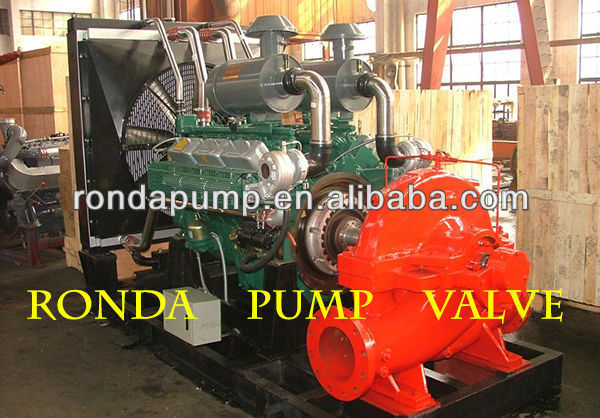 Big flow centrifugal double suction water pump