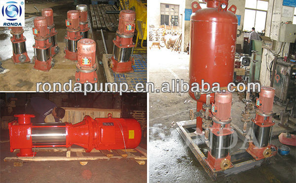 GDL electric centrifugal multistage drinking water pump