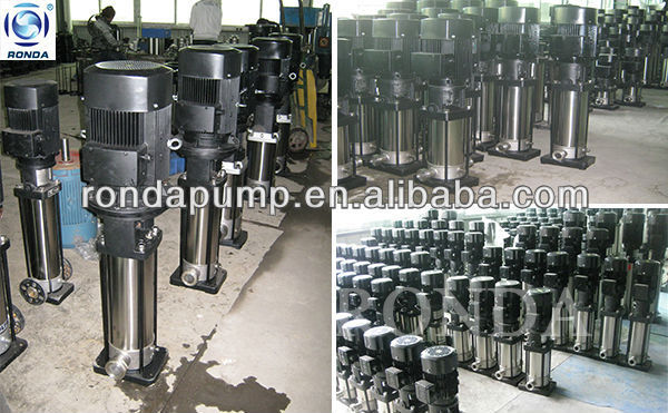QDL/QDLF stainless steel vertical multistage centrifugal water pump
