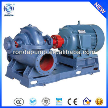 Single stage double suction split casing water pump