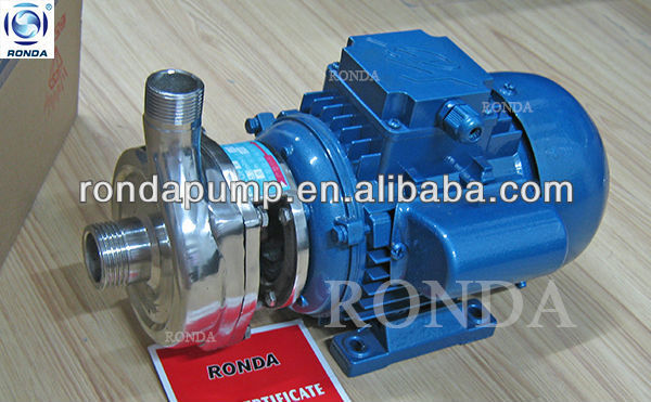 RDF/RDFZ micro horizontal corrosion resistant centrifugal pump