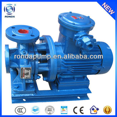ISWB single stage single suction inline centrifugal oil pump