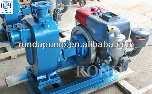 ZW 5hp horizontal diesel engine high flow rate centrifugal water pump