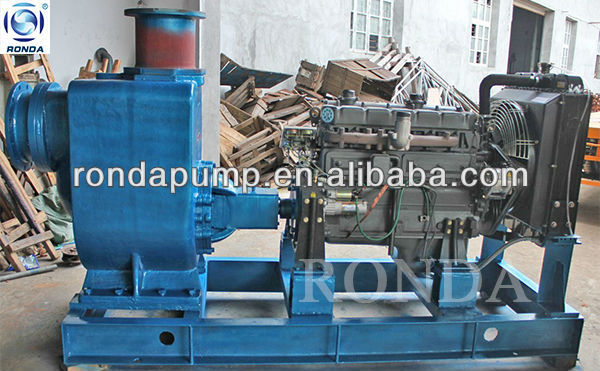 ZW cast iron agricultural irrigation diesel engine centrifugal water pump