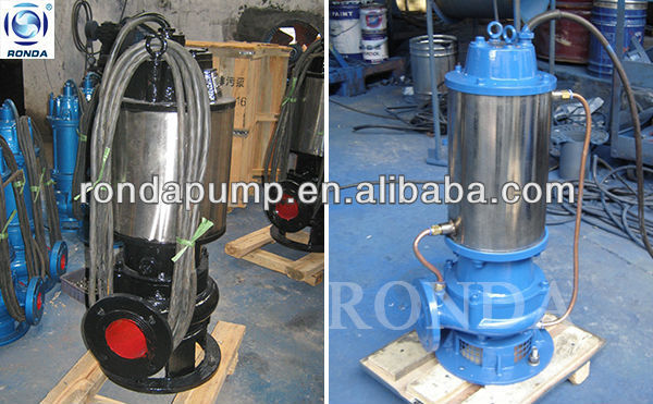 JYWQ JPWQ 5hp auto-stirring submersible sewage pump