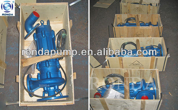 QW WQ 7.5hp agriculture irrigation submersible water pumps