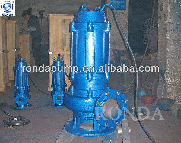 QW WQ 7.5hp agriculture irrigation submersible water pumps