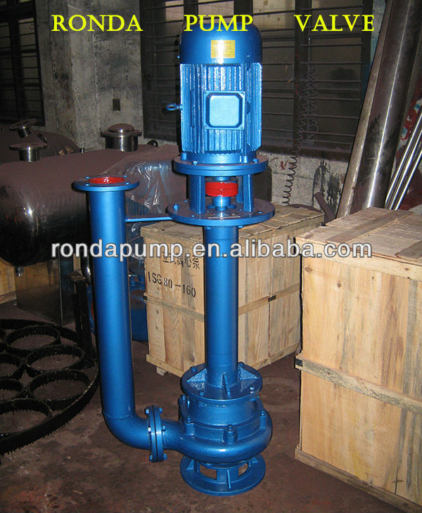 Vertical submersible sewage pump