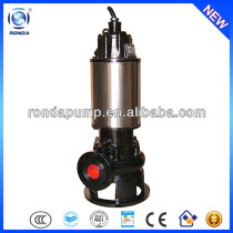 JPWQ stainless steel vertical inline submersible sewage centrifugal pump