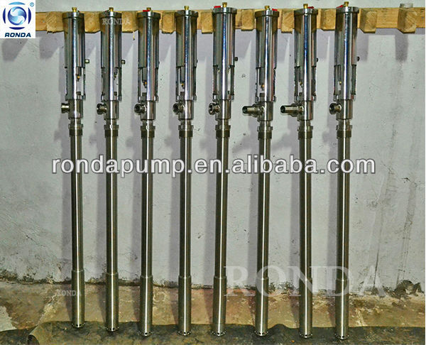 RFY stainless steel pneumatic vertical slurry pump
