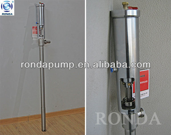 RFY anti corrosive vertical pneumatic slurry pump