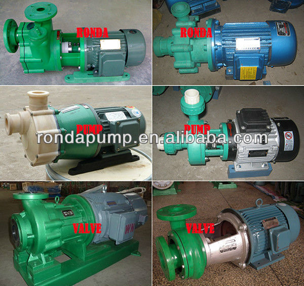 Chemical plastic pump