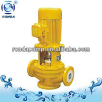 Centrifugal single stage metal line PTFE chemical pump