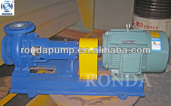 IHF fluoroplastic corrosive liquid transfer pump