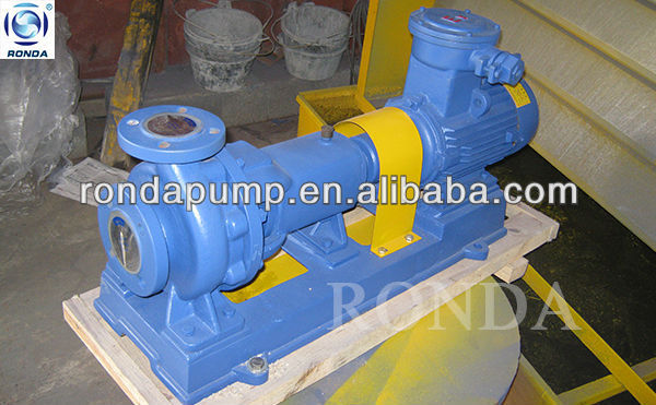 IHF explosion proof corrosion resisting centrifugal chemical pump