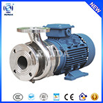 GBF teflon lined electric vertical inline pump for chemical