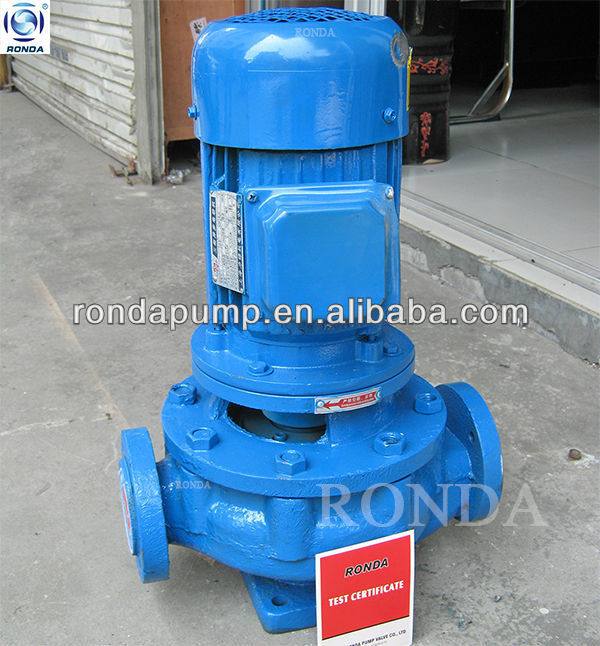 GBF PVDF vertical inline centrifugal chemical pump